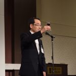 髙橋敏彦様乾杯-アベヤス創業100周年記念式典